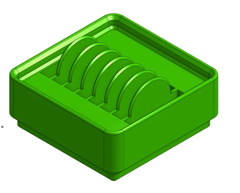 Khay đựng pin CR2032 hệ thống Gridfinity không cần keo dán - Image 1