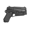 Mô hình súng Fallout 10mm Pistol - File in 3D chi tiết cho Cosplay - Thumbnail 1