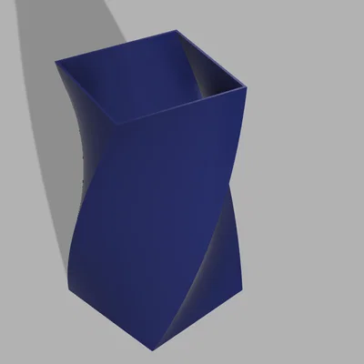 Mẫu lọ hoa xoắn ốc nghệ thuật 3D ấn tượng