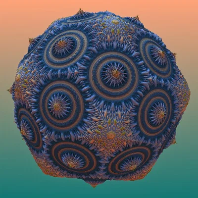 Printable Fractal #5 – Fractal Mandelbulb in 3D có thể in