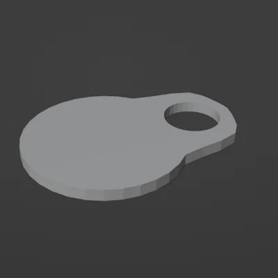 Khóa xe đẩy ALDI cỡ đồng Quarter, có lỗ gắn móc khóa/carabiner