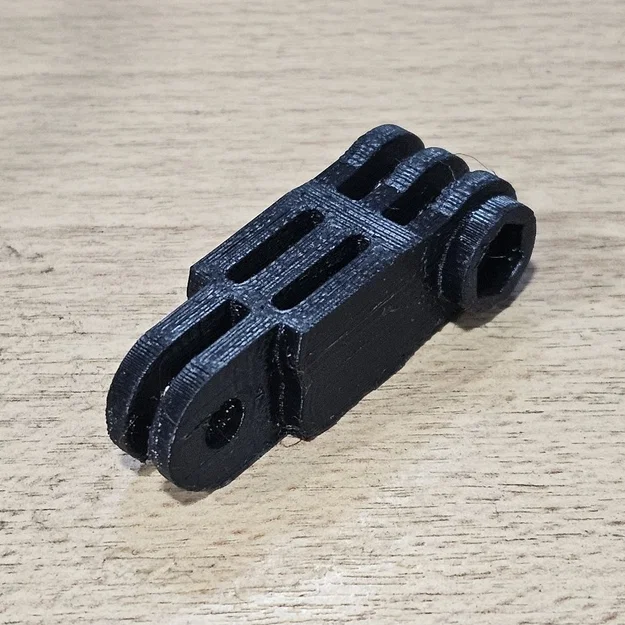 Khớp nối thẳng tùy chỉnh độ dài cho GoPro và camera hành trình - Image 1
