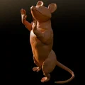 Mô hình chú thú có túi Possum dễ thương để in 3D - Thumbnail 1