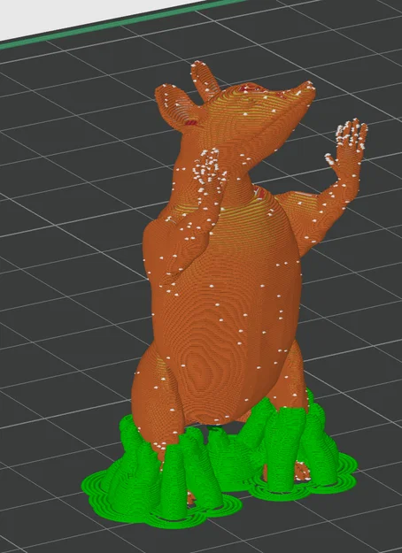 Mô hình chú thú có túi Possum dễ thương để in 3D - Image 2