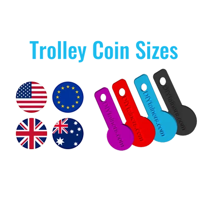 Shopping Trolley Coin Key – Móc khóa đồng xu cho xe đẩy