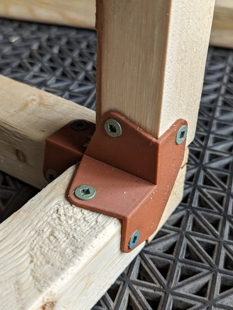 Ke góc trong 3 hướng (Inside Corner Bracket) - Image 1