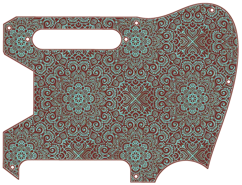 Telecaster Mandala Pickguard - Hueforge - Image 4