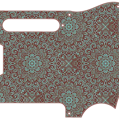 Telecaster Mandala Pickguard - Hueforge