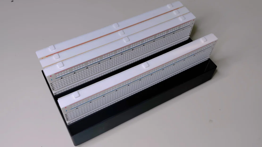 Đế giữ Breadboard 830 điểm chuẩn Gridfinity 4x2 gọn gàng - Image 1
