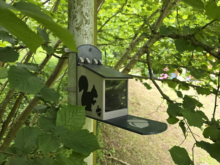 Máng Cho Sóc Ăn (Squirrel Feeder) - Image 1