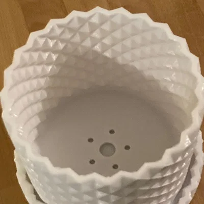 Planter #7 - Chậu Knurled Tessellation
