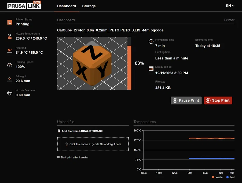 Khối calibration cube đa màu cho Prusa XL - Image 2