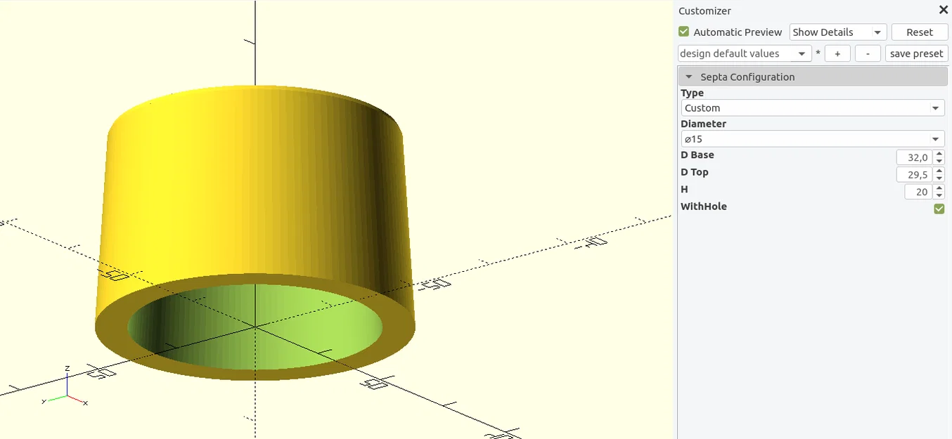 Septa/Sleeve Stopper tham số cho ống, chai & ống NMR (Parametric) - Image 2