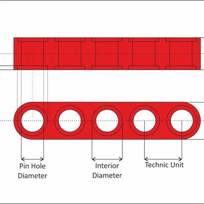 Bộ tạo liftarm LEGO tham số (Parametric) – Fusion 360