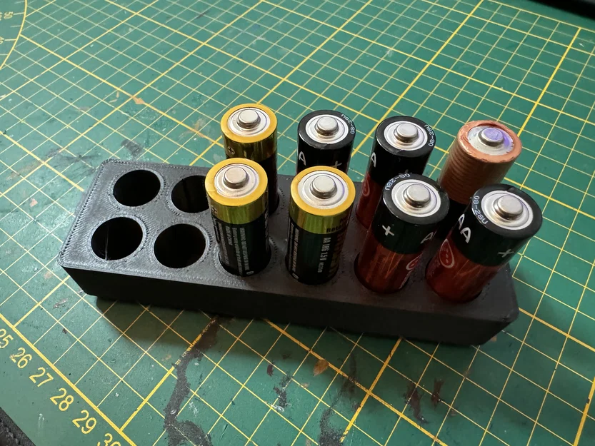 Khay Gridfinity đựng pin AA (Gridfinity AA Battery Holder) - Image 1