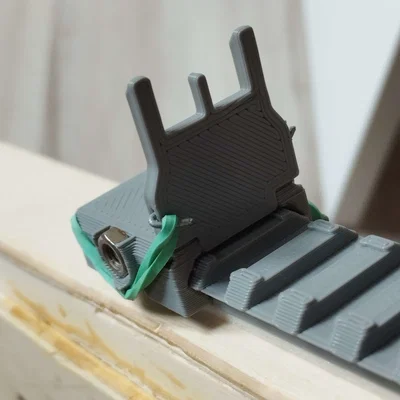 Bộ Picatinny rail flip-up iron sights