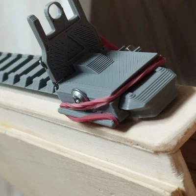 Bộ Picatinny rail flip-up iron sights