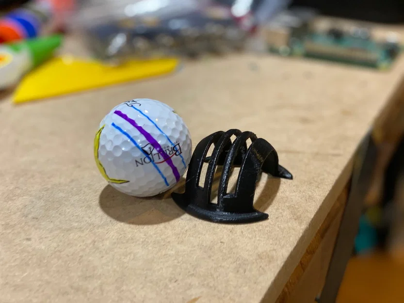 Dụng cụ đánh dấu bóng golf - Ba đường thẳng - Image 1