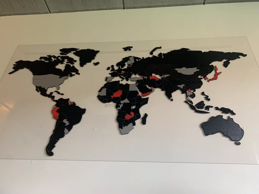 Bản đồ Thế giới (World Map) in 3D - Image 3