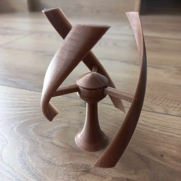 Mô hình Turbine Gió Trục Đứng (VAWT) hoạt động được - Image 1