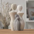 Tượng Gia Đình 2 Bé (Ngày của Cha) - Thumbnail 1