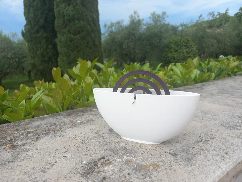 Giá đỡ nhang muỗi 3D - Giải pháp đuổi muỗi sáng tạo và thẩm mỹ - Image 1