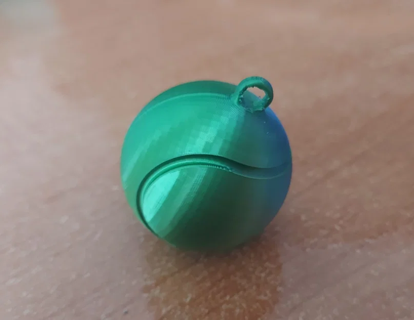 Móc khóa hình quả bóng tennis in 3D độc đáo - Image 2