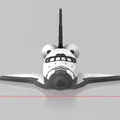 Mô Hình Tàu Vũ Trụ 3D (Space Shuttle) Tinh Tế Cho Người Mới Bắt Đầu - Thumbnail 2