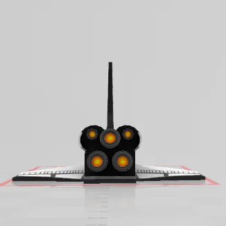 Mô Hình Tàu Vũ Trụ 3D (Space Shuttle) Tinh Tế Cho Người Mới Bắt Đầu