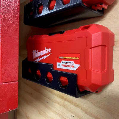 Giá treo tường cho hộp mũi khoan Milwaukee Packout