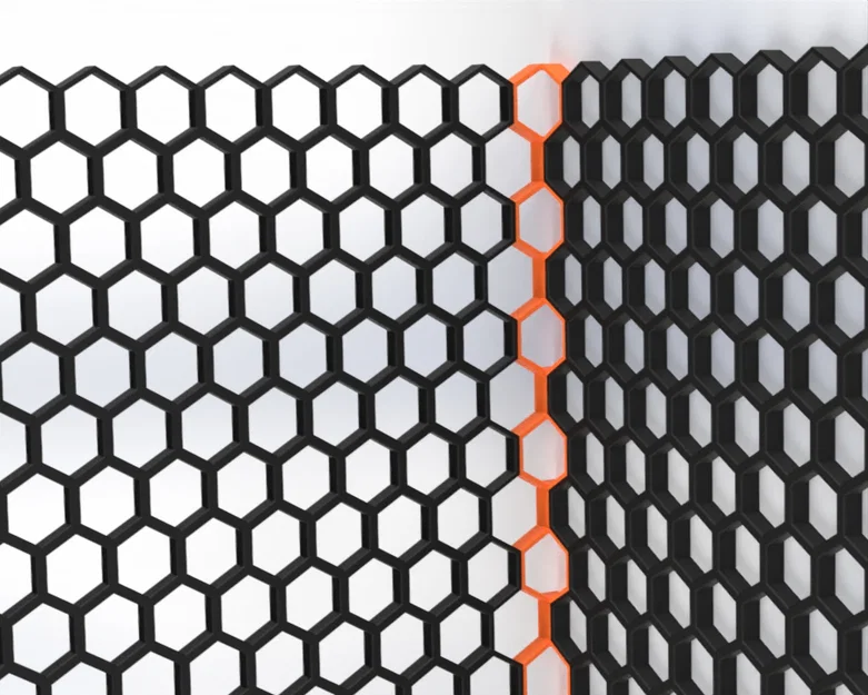 Khớp nối góc HSW (Hexagon Storage Wall) - Kết nối bảng treo tổ ong - Image 1