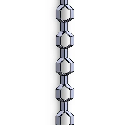 Khớp nối góc HSW (Hexagon Storage Wall) - Kết nối bảng treo tổ ong