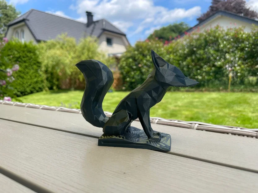 Low Poly - Cáo (Low Poly - Fox) - Image 2