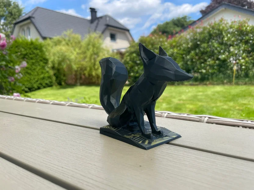 Low Poly - Cáo (Low Poly - Fox) - Image 3
