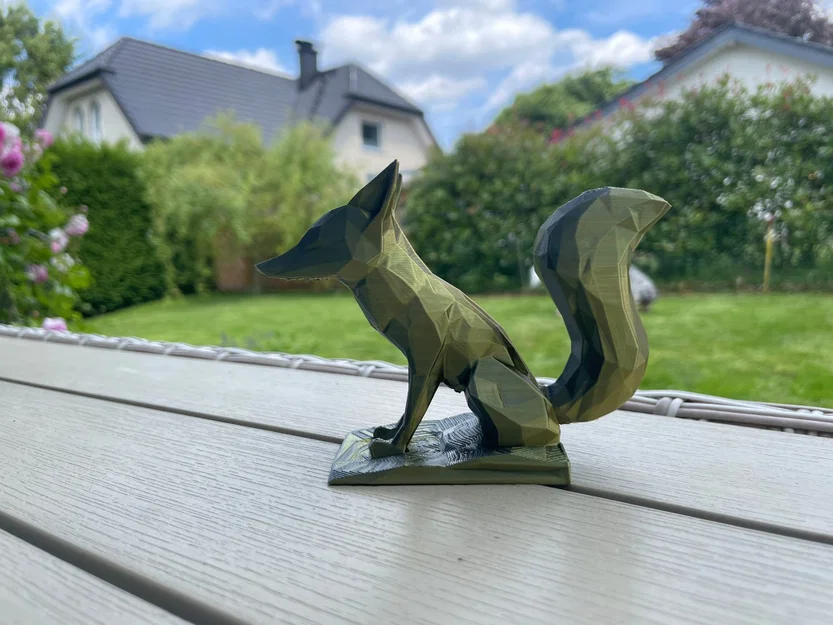 Low Poly - Cáo (Low Poly - Fox) - Image 6