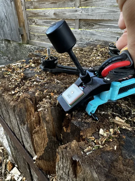 Giá đỡ Antenna & GPS (TBS M8) cho Foxeer Mega 5 FPV Drone - Image 1