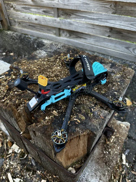 Giá đỡ Antenna & GPS (TBS M8) cho Foxeer Mega 5 FPV Drone - Image 2