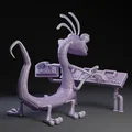 Mô hình 3D Randall Boggs tại bảng điều khiển - Monsters Inc. - Thumbnail 2
