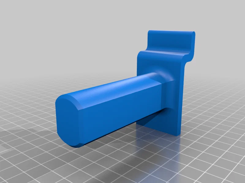 Móc/peg chuyển slatwall sang ống PVC (Slat wall to PVC adapter hooks) - Image 1