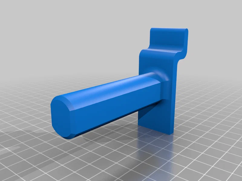 Móc/peg chuyển slatwall sang ống PVC (Slat wall to PVC adapter hooks) - Image 2