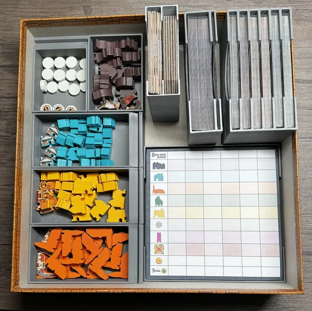 Tiny Towns Organizer (remix) – Khay sắp xếp cho Tiny Towns - Image 4