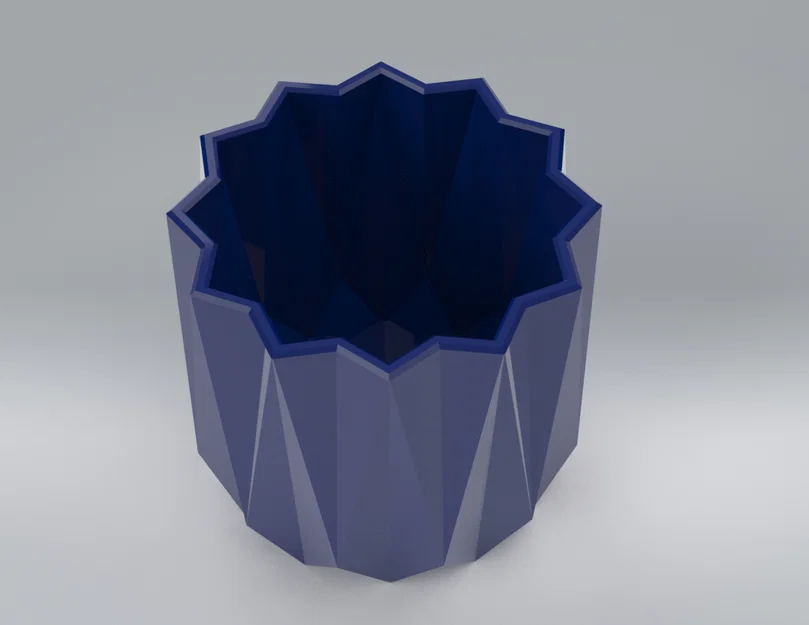 Chậu Cây Đa Giác Trang Trí Để Bàn (Decorative Plant Pot) - Image 3