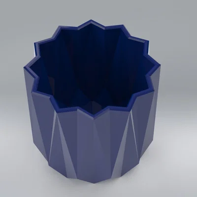 Chậu Cây Đa Giác Trang Trí Để Bàn (Decorative Plant Pot)
