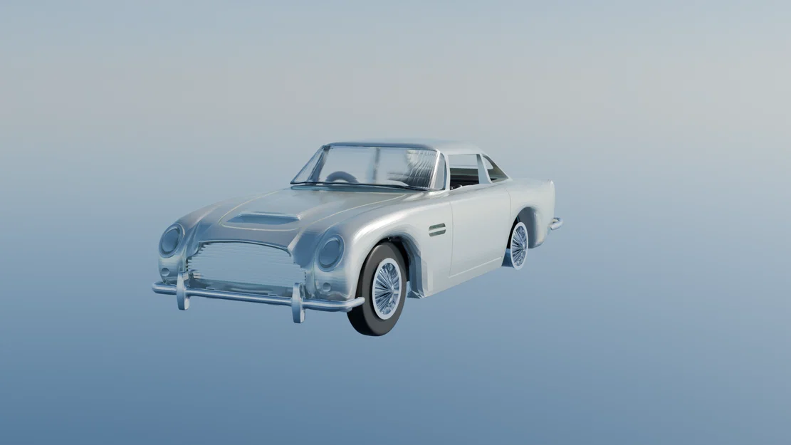 Mô hình xe Aston Martin DB5 1964 (James Bond) - File in 3D chất lượng - Image 4