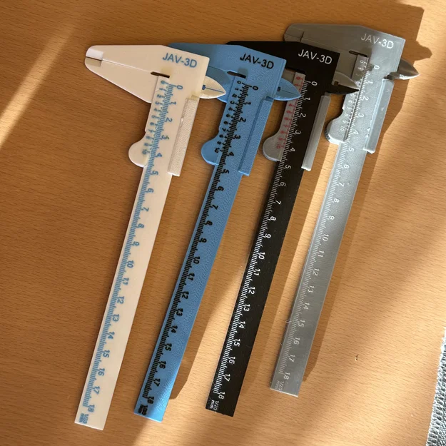 Vernier Caliper (Messschieber/Schublehre) – Hướng dẫn in 3D & lắp ráp - Image 1