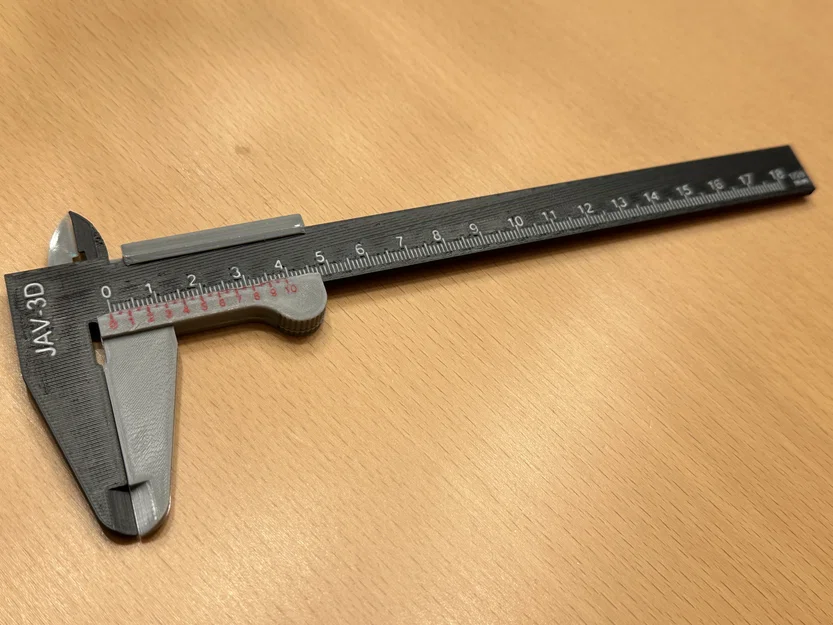 Vernier Caliper (Messschieber/Schublehre) – Hướng dẫn in 3D & lắp ráp - Image 2