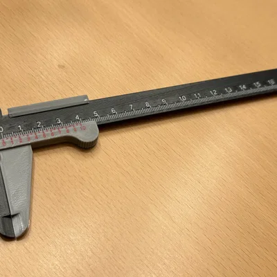 Vernier Caliper (Messschieber/Schublehre) – Hướng dẫn in 3D & lắp ráp