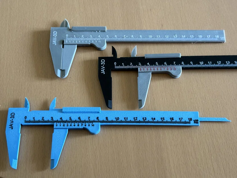 Vernier Caliper (Messschieber/Schublehre) – Hướng dẫn in 3D & lắp ráp - Image 7
