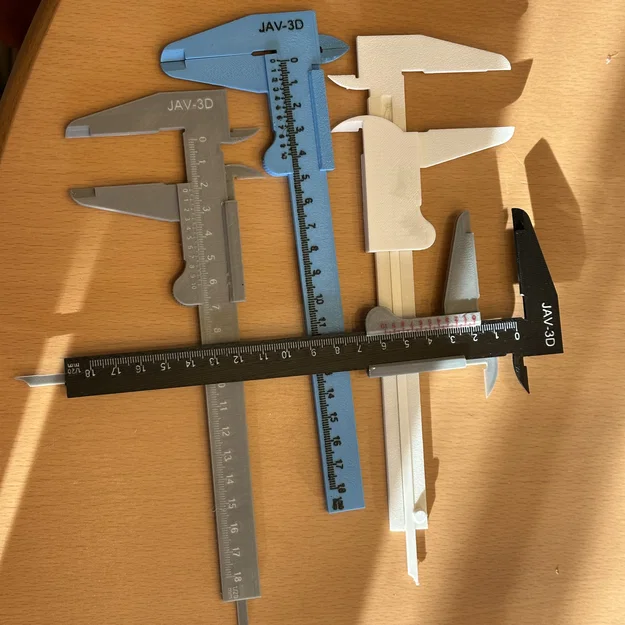 Vernier Caliper (Messschieber/Schublehre) – Hướng dẫn in 3D & lắp ráp - Image 10