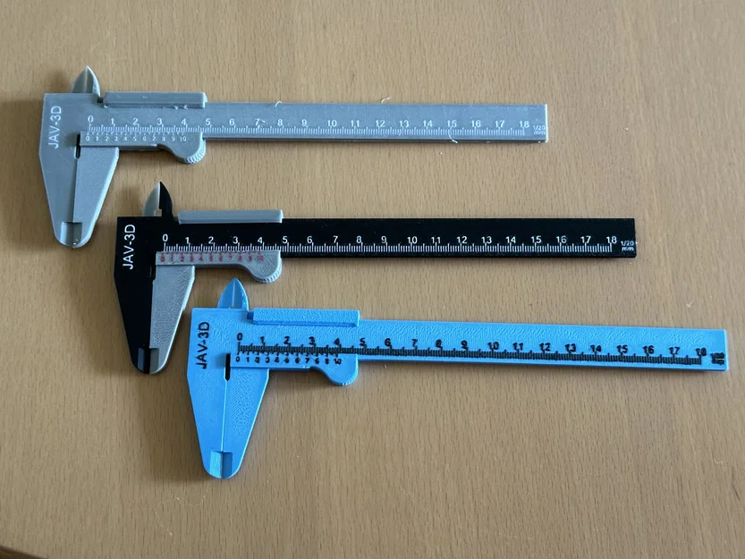 Vernier Caliper (Messschieber/Schublehre) – Hướng dẫn in 3D & lắp ráp - Image 11